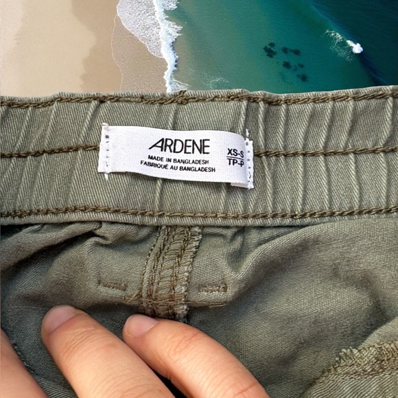 Ardene Olive Jean Shorts - Picture 4 of 4